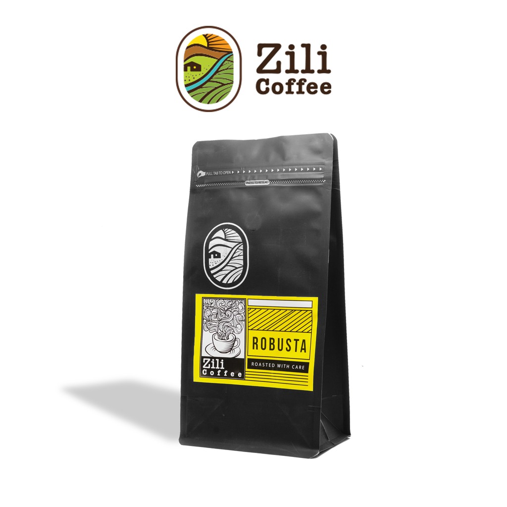 Cà phê nguyên chất  ROBUSTA ZILI (Honey ) [Truyền thống ] Vị đắng, đậm cân bằng, hậu vị ngọt [Túi 500g] | BigBuy360 - bigbuy360.vn