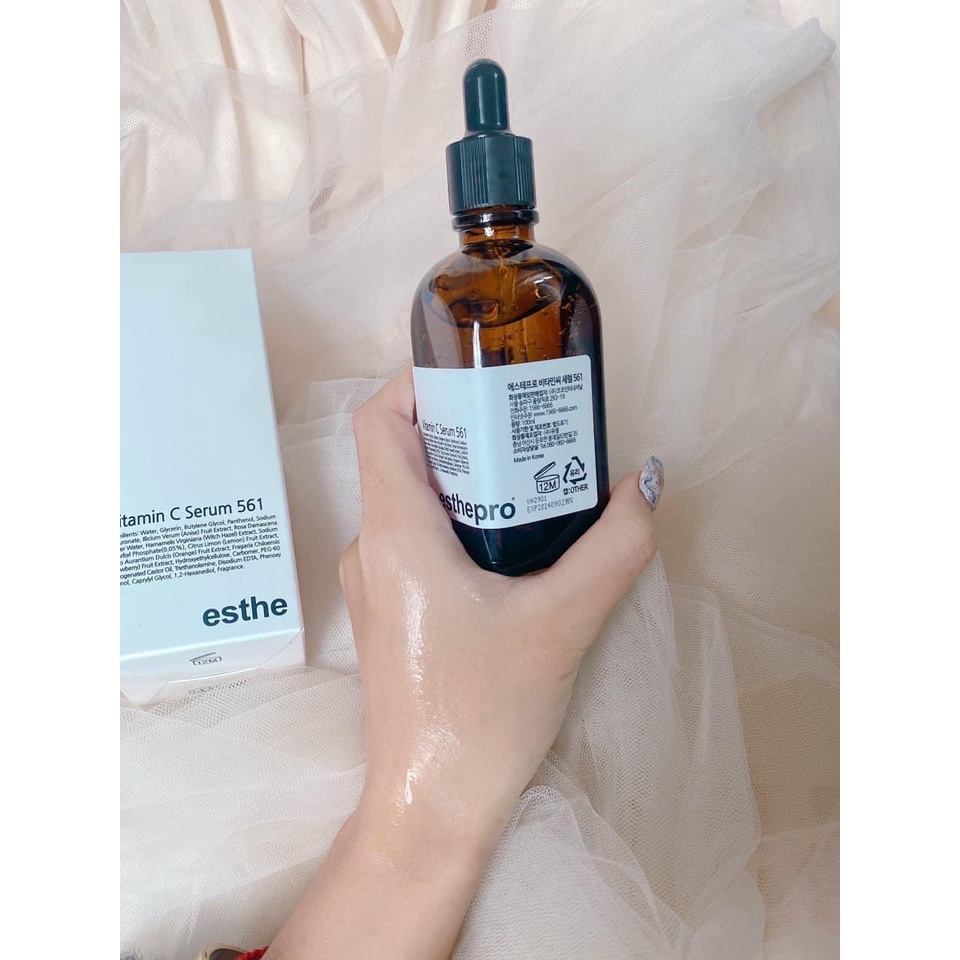 Serum Trắng Sáng Da Chống Lão Hóa Esthemax Vitamin C Serum 561 100ml Tinh Chất Dưỡng Da Esthepro Vitamin C