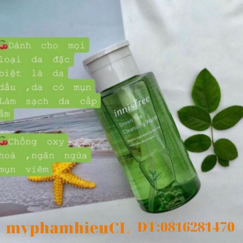 NƯỚC TẨY TRANG TRÀ XANH INNISFREE GREEN TEA BALANCING CLEANSING OIL [ Chai 300ml ]