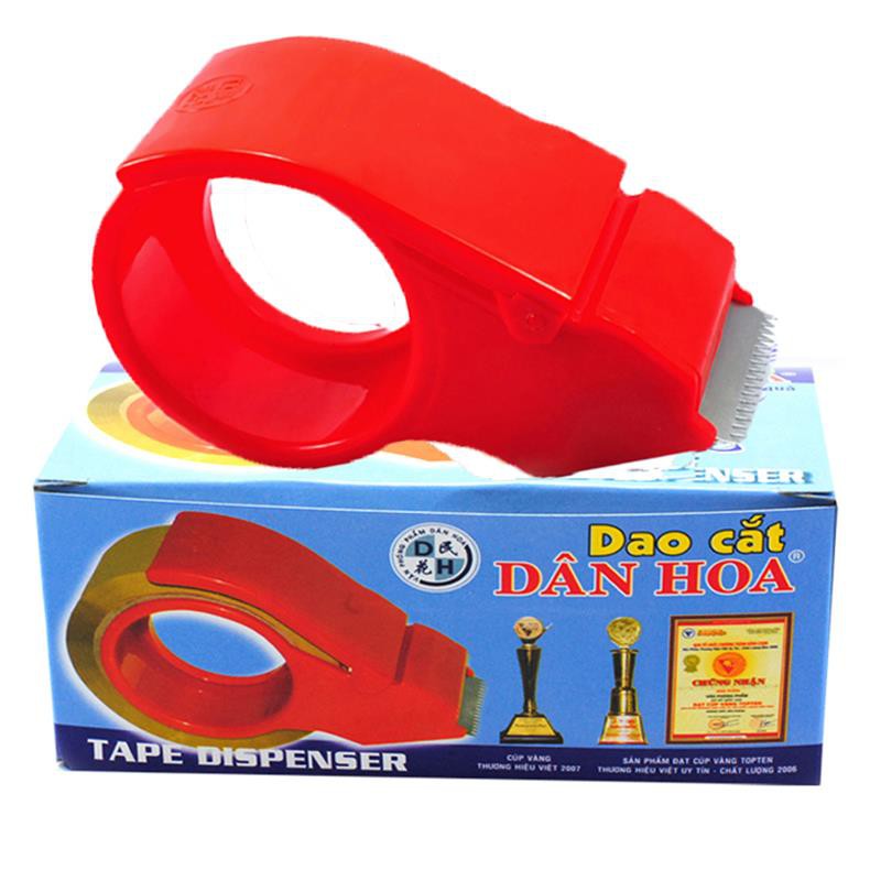 Dao Cắt Băng Keo 5F Nhựa/Sắt loại 100 yard/ 200 yard/0.5kg/1kg/ Băng keo văn phòng phẩm bc200 (KHÔNG HỘP))