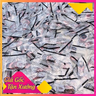 Set 100 sợi thun cột tóc kèm túi zip - zoro148