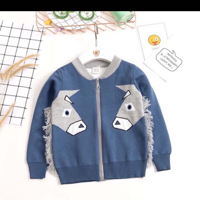 Áo khoác len cho bé trai