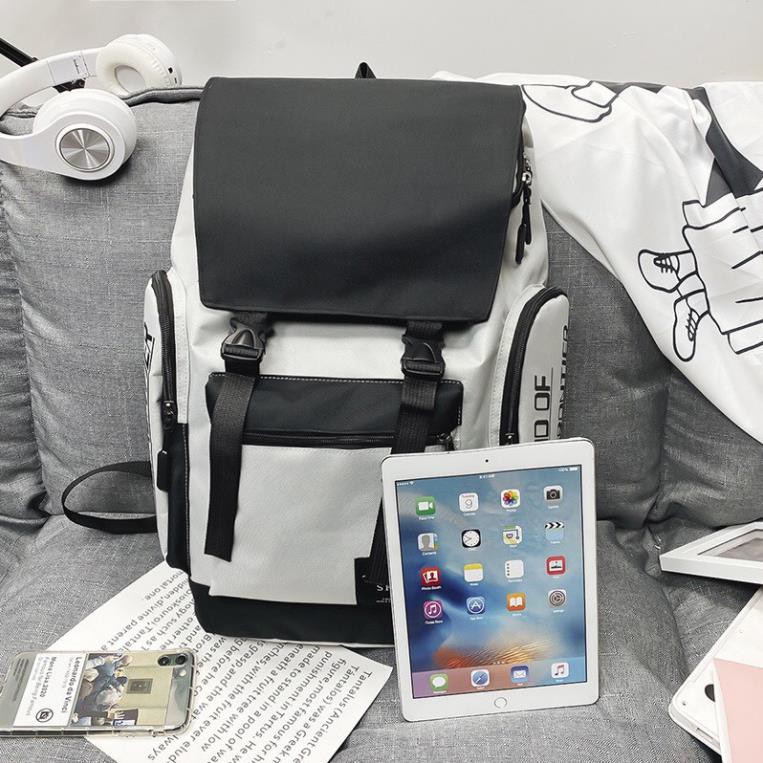 Balo thời trang nam nữ phong cách Hàn Quốc, đựng lap 15.6 inch, HÌNH THẬT