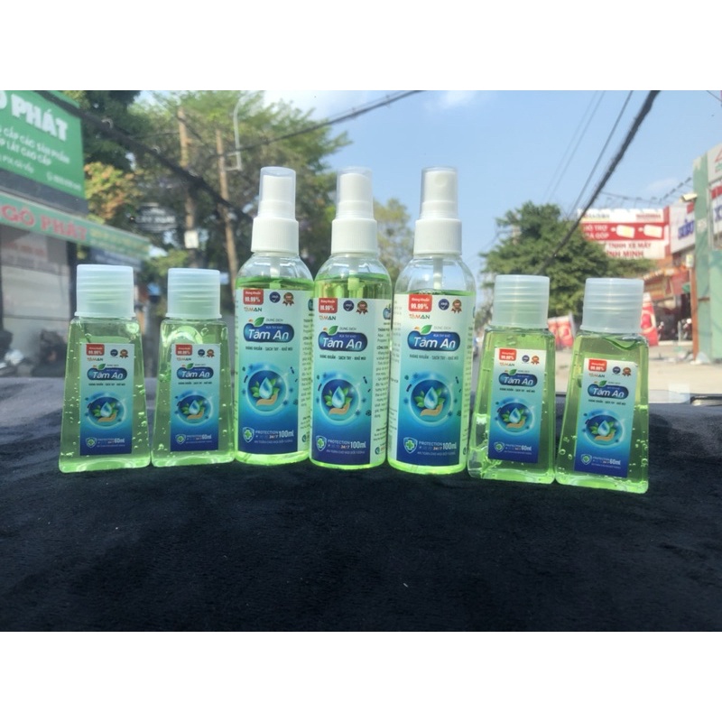 Xịt rửa tay khô Tâm An chai 100ml | BigBuy360 - bigbuy360.vn