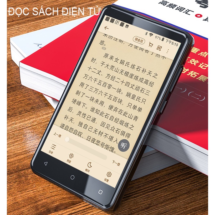 Máy Nghe Nhạc Android MP4 Màn Hình Cảm Ứng 4.0 Inch Kết Nối Bluetooth WiFi Ruizu H11 Bộ Nhớ 16GB - Hàng Chính Hãng