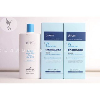 KEM CHỐNG NẮNG VẬT LÝ MAKE P:REM UV DEFENCEME BLUE RAY SUN FLUID