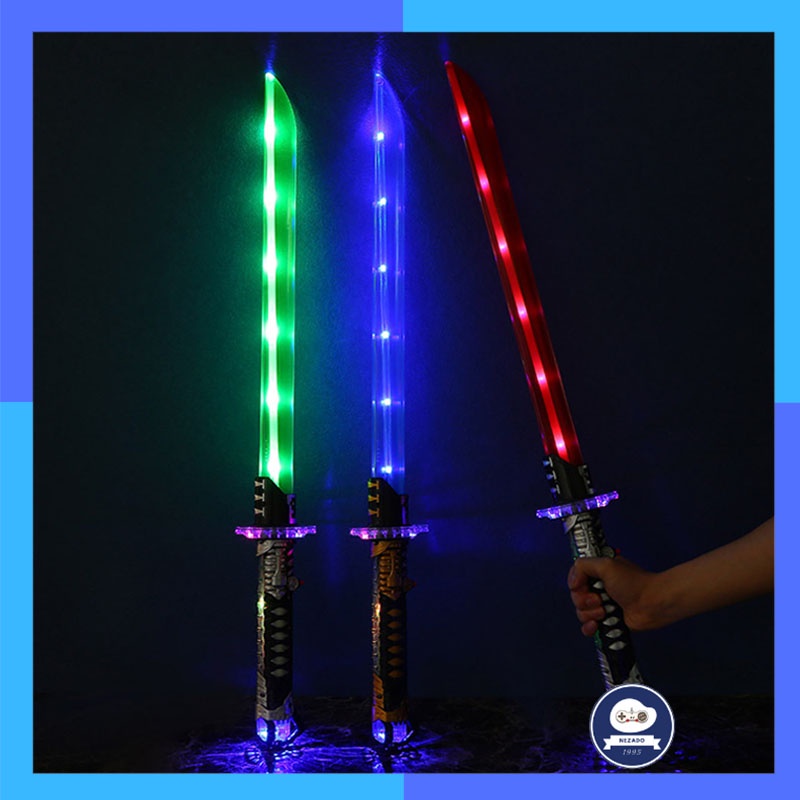 Kiếm Phát Sáng Katana - Kiếm Ánh Sáng - Đồ Chơi katana Nhựa Có Đèn và Âm Thanh kèm pin TO01