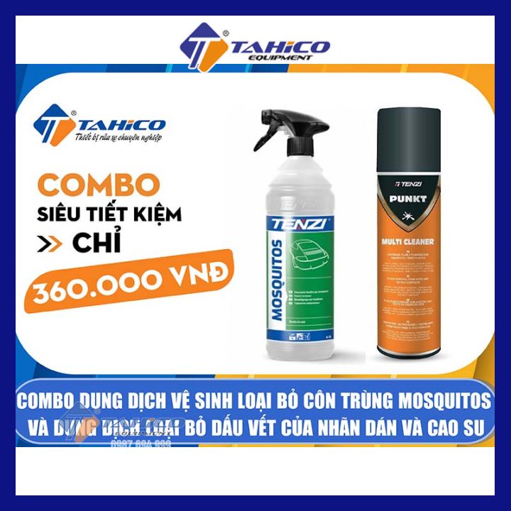 [Combo] Dung dịch loại bỏ côn trùng và xóa nhãn dán cao su - Tahico