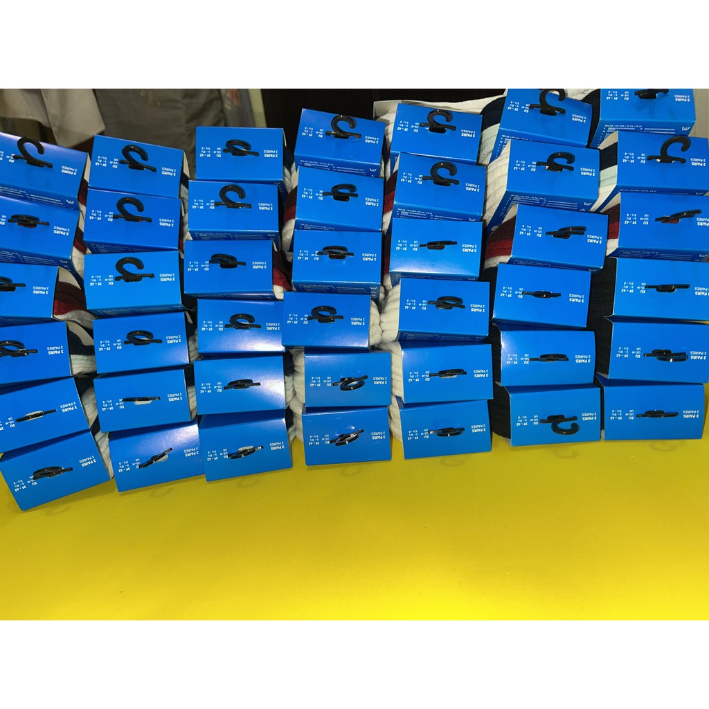 Pack 3 đôi Tất vớ Adidas Tref Ank SCK HC Authentic trắng