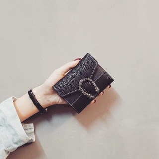 Ví mini cầm tay nữ màu nâu sang chảnh