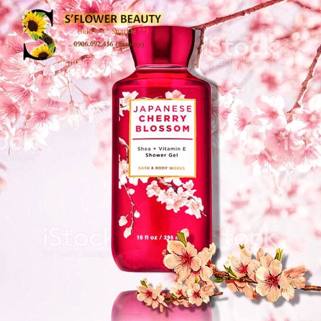 2020 🌸 Japanese Cherry Blossom | Bộ Sản Phẩm Tắm - Lotion - Xịt Thơm Toàn Thân Bath & Body Works