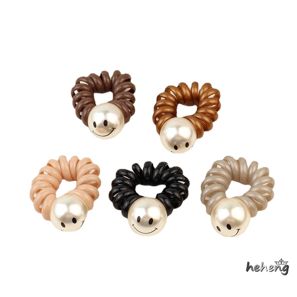 Dây Cột Tóc Đính Ngọc Trai Xinh Xắn Quyến Rũ Phù Hợp Cho Trang Trí Tóc