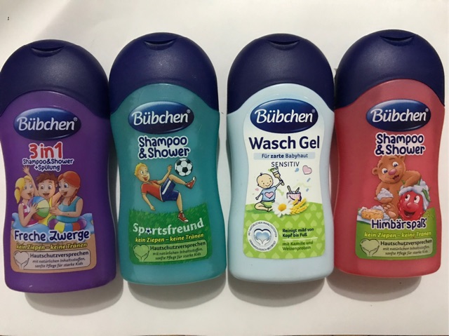 Sữa tắm-gội-xả Bubchen Cho Bé yêu Mini-50ml --Đức