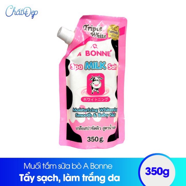 Muối tắm tẩy tế bào chết sữa bò A Bonne Thái Lan 350g