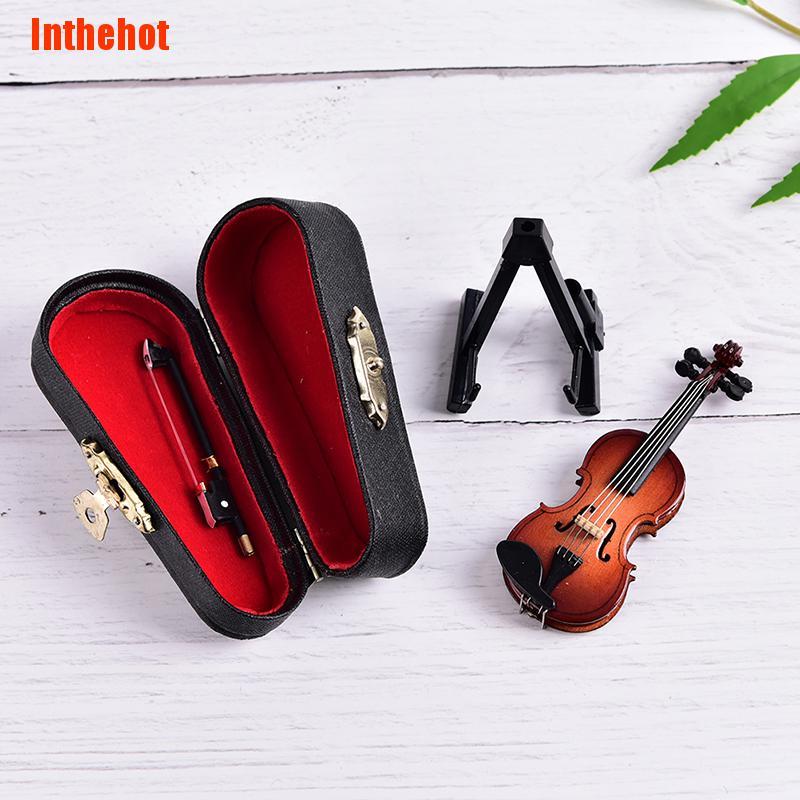 Đàn Violin Mini Chất Liệu Gỗ Kèm Hộp Đựng