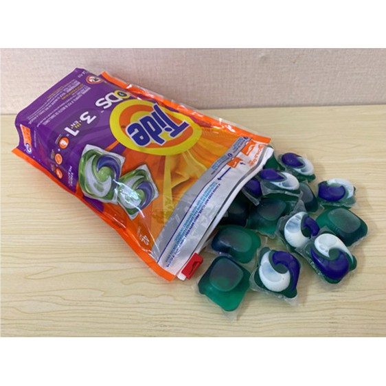 Viên giặt quần áo Tide Pods 3 in 1 gói 42 viên của Mỹ