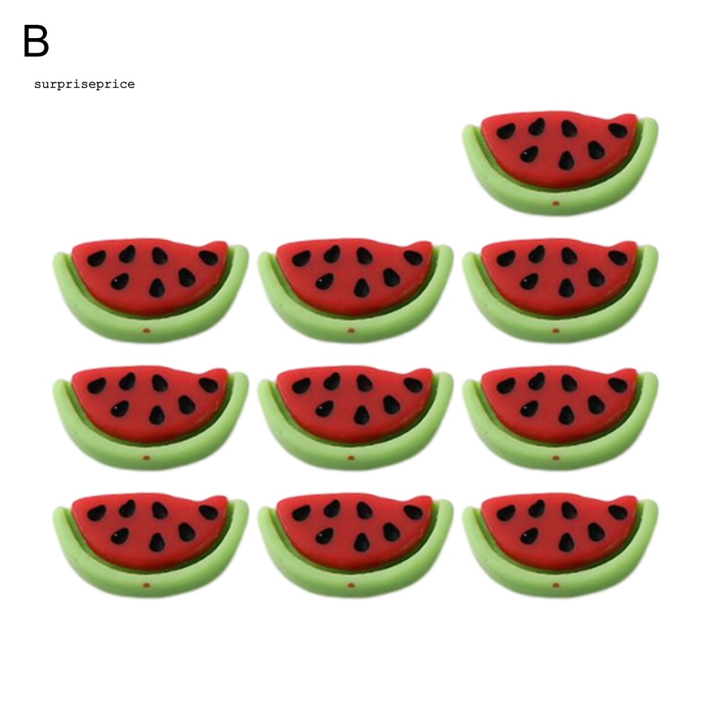 Set 10 Kẹp Tóc Hình Trái Cây Hoạt Hình Đáng Yêu