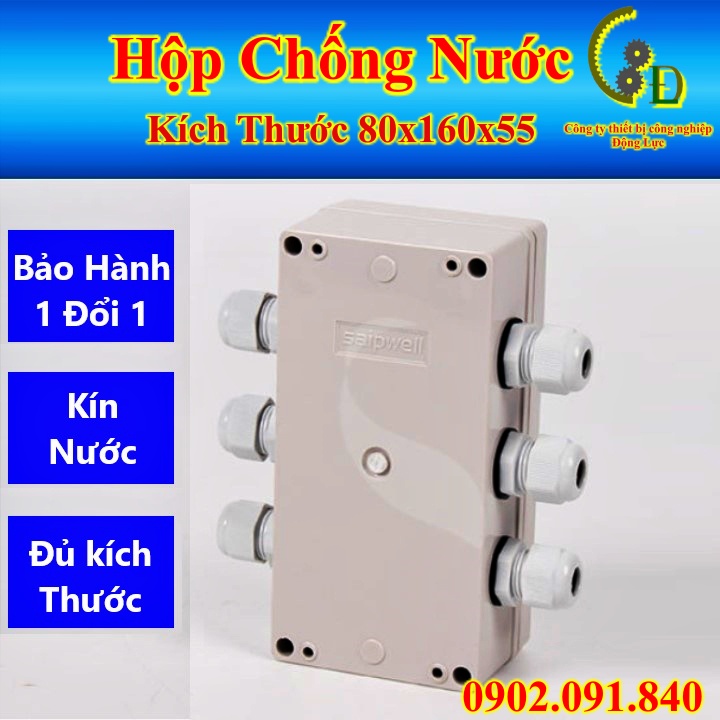 Tủ điện nhựa chống thấm nước DS-AG-0816-S  💥VIP💥 hộp điện nhựa dùng ngoài trời bảo vệ thiết bị điện