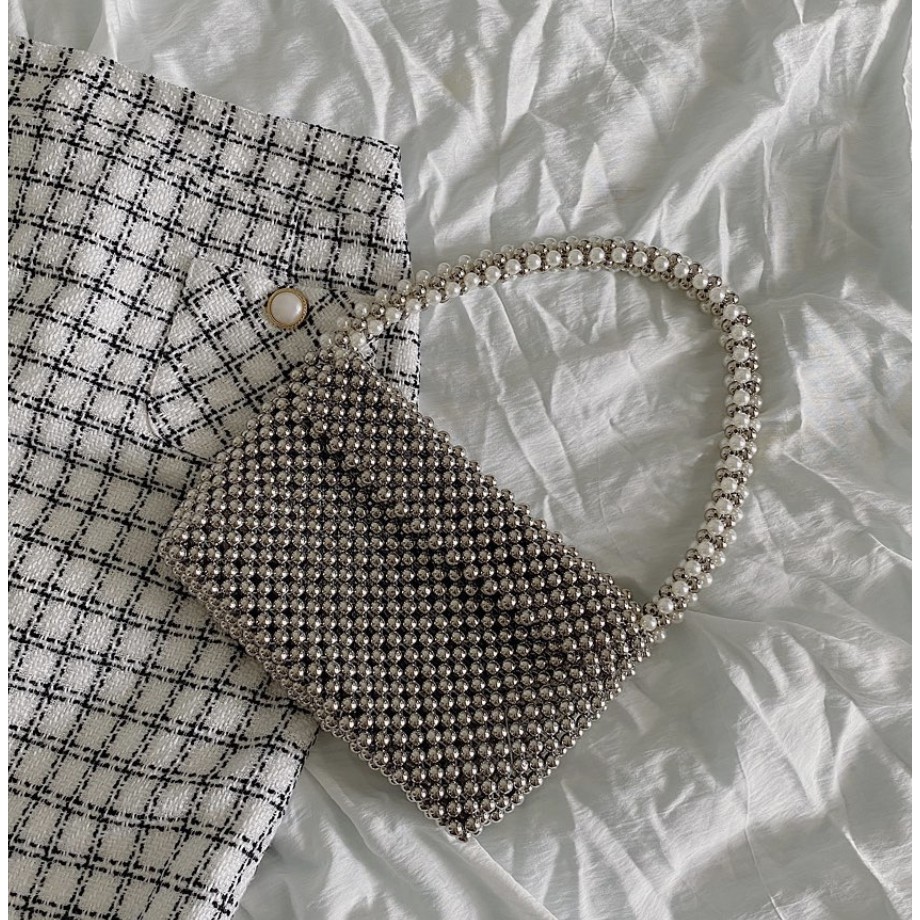Lily Metalic Bag | Túi Xách Kẹp Nách Chất Liệu Hạt Metalic Độc Lạ