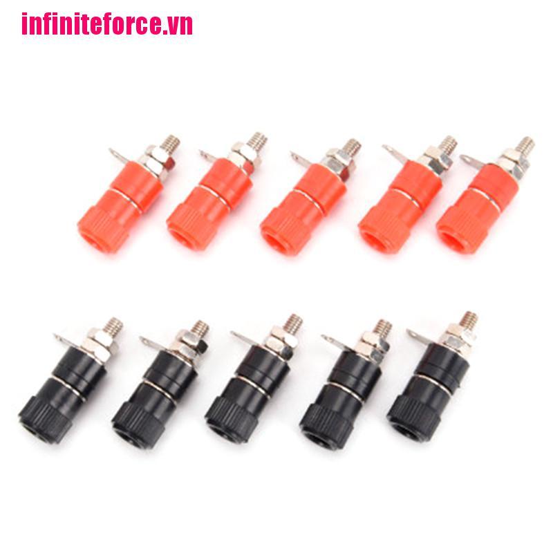 Bộ 10 Nút Cắm Bắp Chuối 4mm Chuyên Dụng