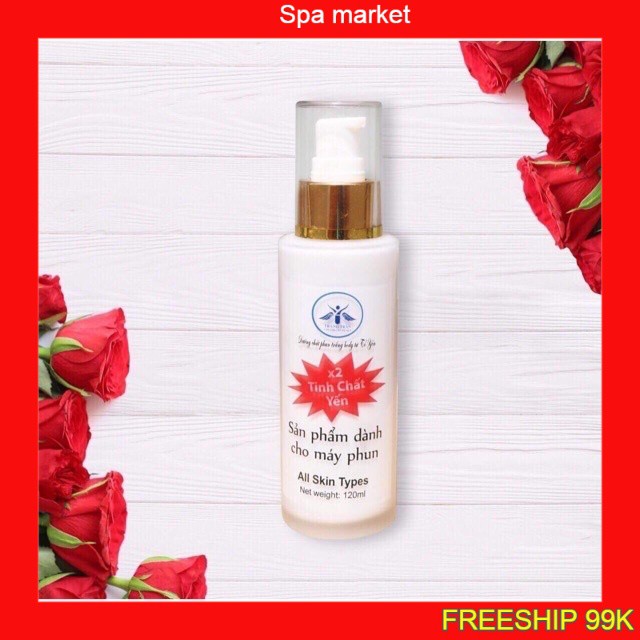 Tinh chất phun trắng , huyết yến phun trắng dùng trong máy phun