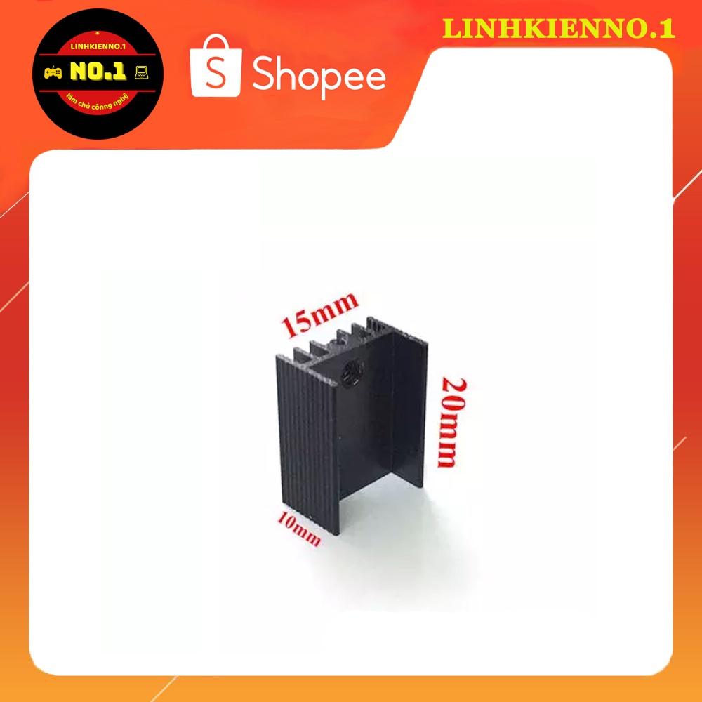 Tản nhiệt nhôm LM78 15x10x20MM TC00 cho lm7805, lm7809, lm7812...