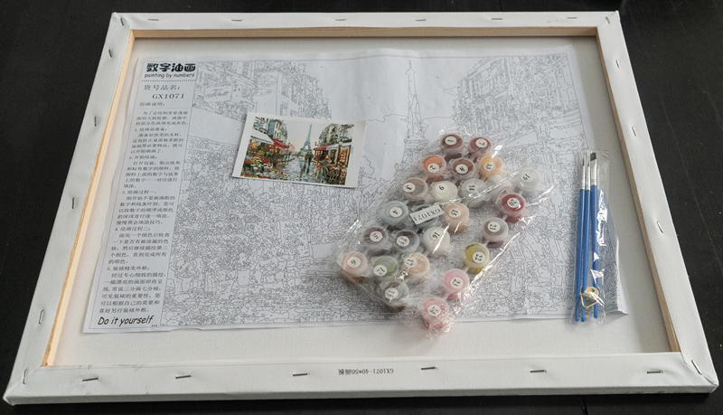 Tranh Sơn Dầu 40*50Cm Tự Làm Hình NARUTO