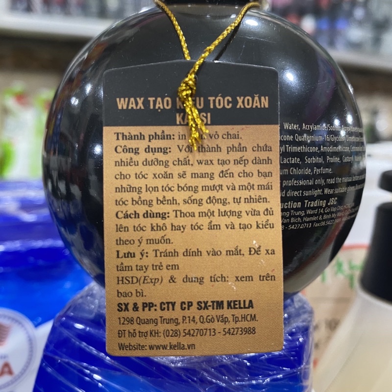 Wax tạo kiểu tóc xoăn Kassi 250ml