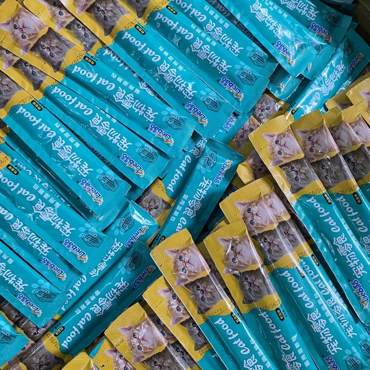 Combo 100 thanh súp thưởng Catfood Liebao cho mèo - Snack ăn vặt cho mèo
