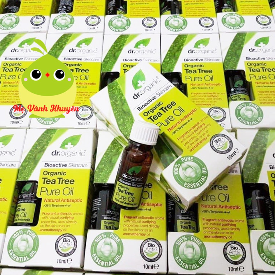 Tinh dầu tràm trà hữu cơ Dr.Organic Tea Tree Pure Oil, UK (10ml) | BigBuy360 - bigbuy360.vn