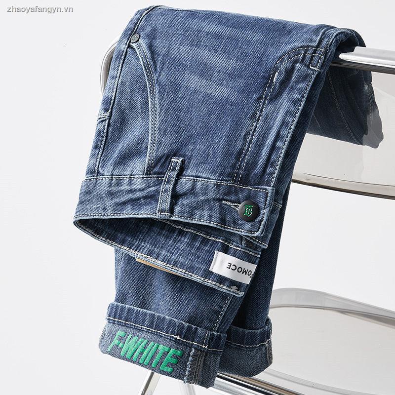 Quần jeans dài ống rộng thời trang dành cho nam