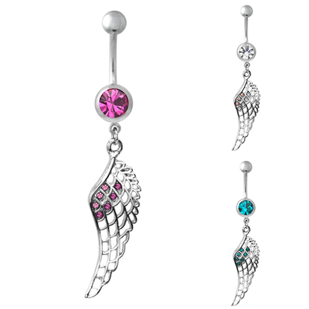 Khuyên rốn bạc hình chiếc cách thời trang cho nữ