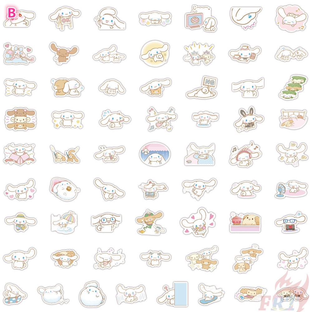 56 Cái / Bộ ☆ Cinnamoroll. Hình Dán Sanrio ☆ Sticker Dán Tường Chống Thấm Nước Thời Trang