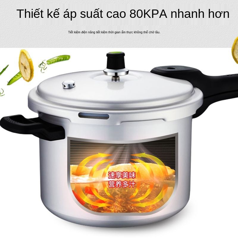 ☄⊙Nồi áp suất lớn Supor dùng cho gia đình gas dung tích 26cm loại 5 người-6 người-8 người