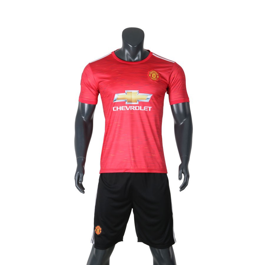 Bộ quần áo bóng đá câu lạc bộ quần áo đá banh đội tuyển MU đỏ các mẫu mới nhất 2020/2021 thun lạnh cao cấp