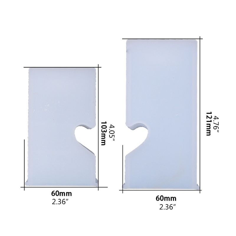 Set 1X 2 Khuôn Silicon Làm Giá Đỡ Đèn Cầy