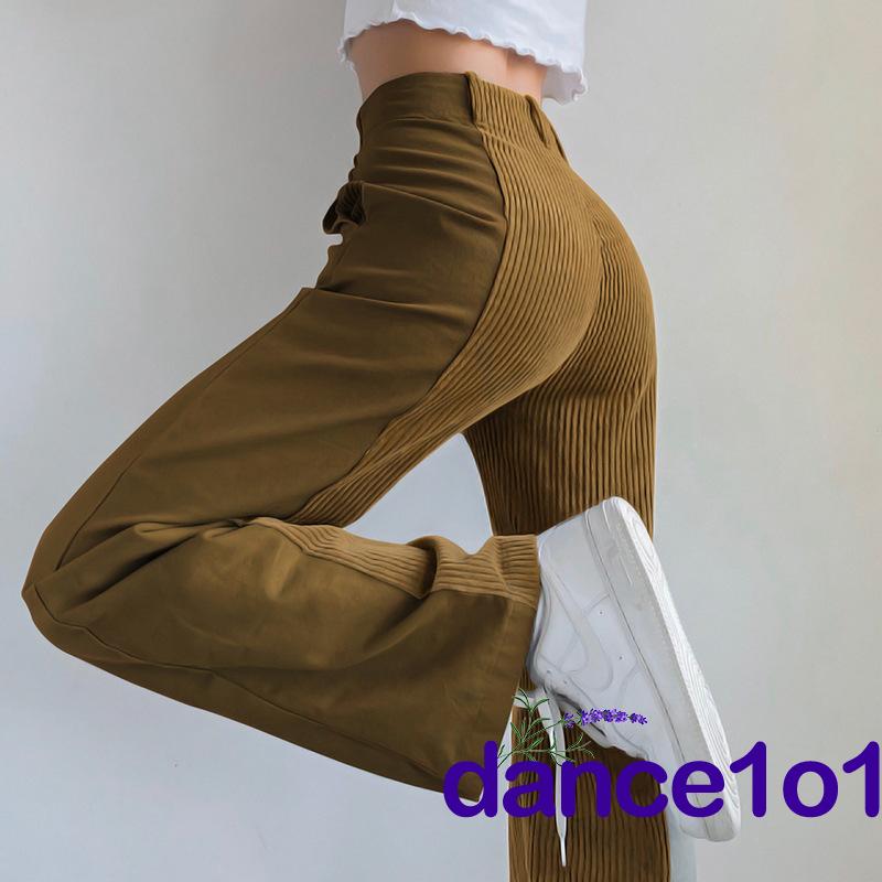 Quần dài lưng cao thời trang Hàn Quốc cá tính cho nữ