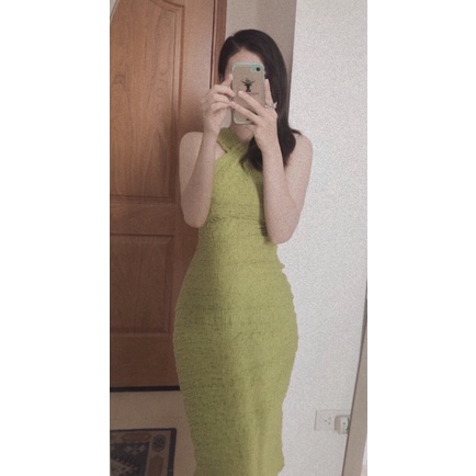 Váy cổ yếm chất xốp đũi 4 màu thời trang hàn quốc | BigBuy360 - bigbuy360.vn