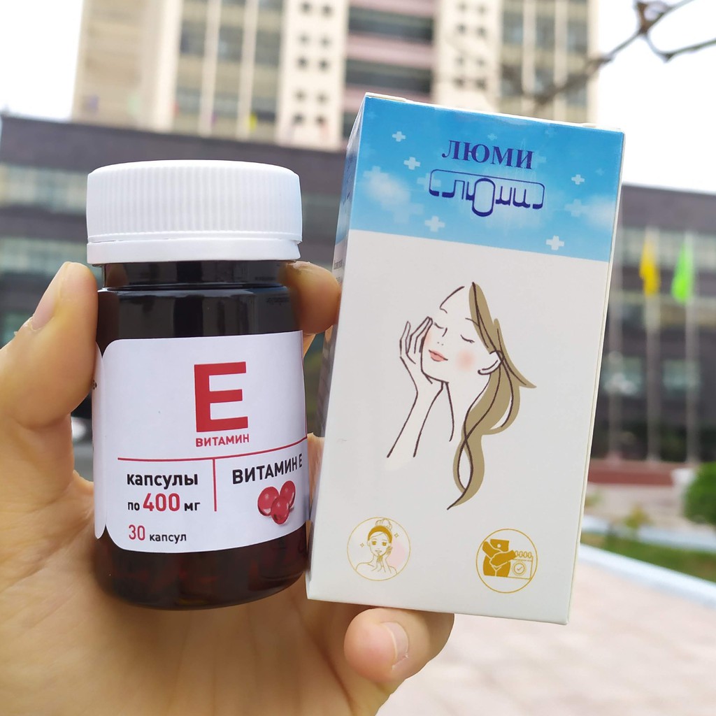 Vitamin E đỏ Nga hàm lượng 400mg | Thế Giới Skin Care