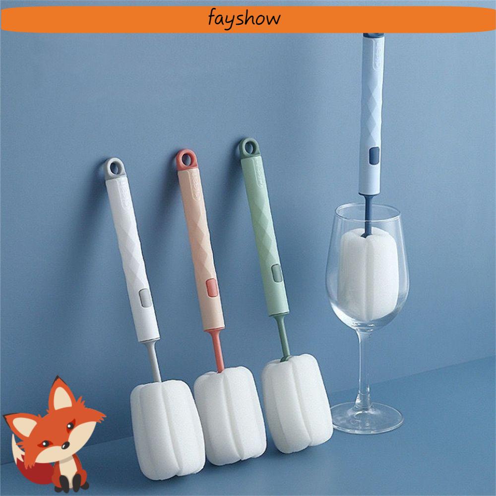 Cọ Rửa Bình Sữa Em Bé Có Tay Cầm Dài Có Thể Tháo Rời Nhiều Màu Sắc