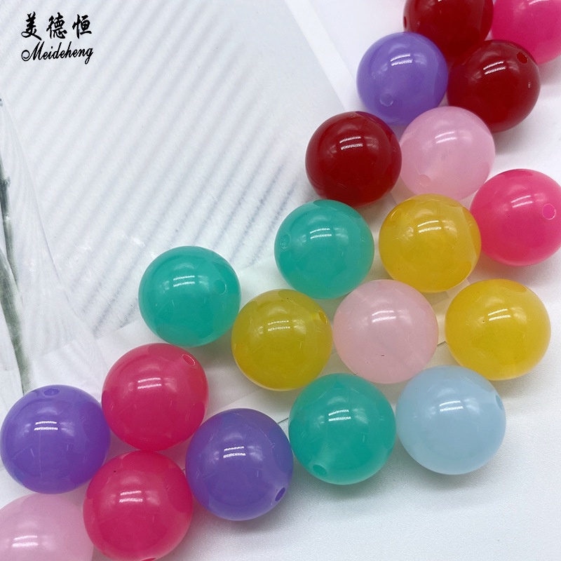 (20-40 hạt)Hạt thủy tinh size 6mm, 8mm, 10mm, 12mm, Nguyên liệu làm trang sức cổ trang, Nguyên liệu diy, Thủytinh