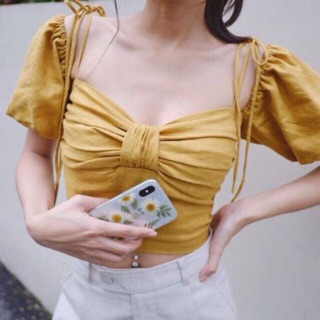 💋Áo Kiểu Voan Thắt Nơ