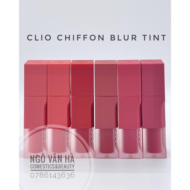 Son Kem Lì Clio Chiffon Blur Tint Hàn Quốc