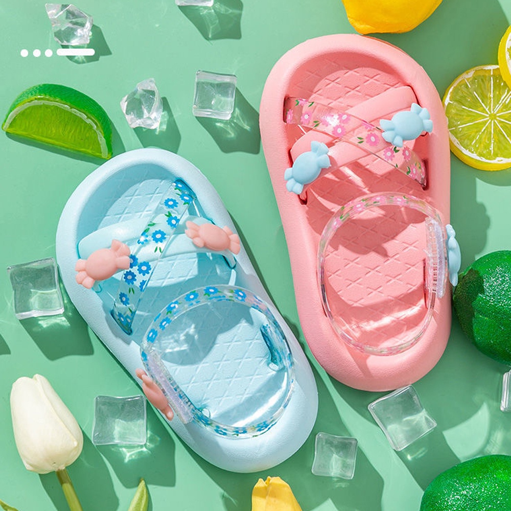Dép quai hậu bé gái, sandal đi biển, đi chơi cho bé từ 8 đến 12 tuổi chống trơn trợt
