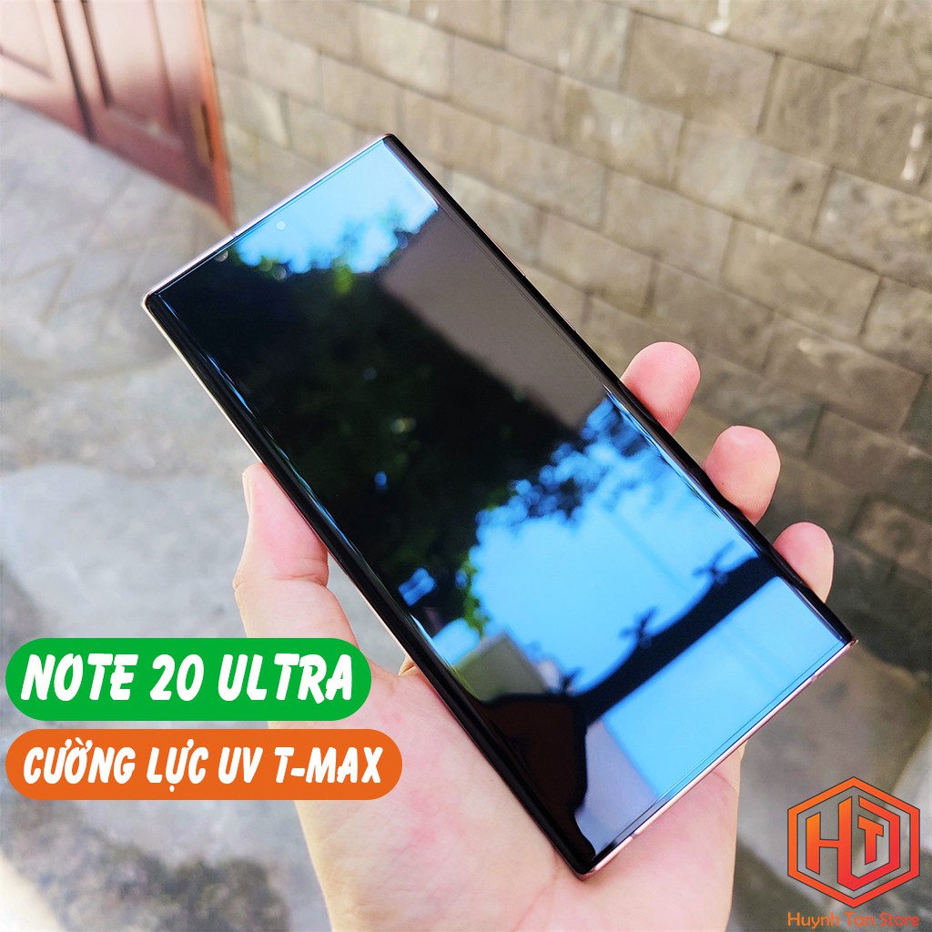 Kính Cường lực UV Samsung Note 20 Ultra 5G trong suốt chính hãng T-Max chống va đập,chống trầy xướt,vân tay siêu nhạy