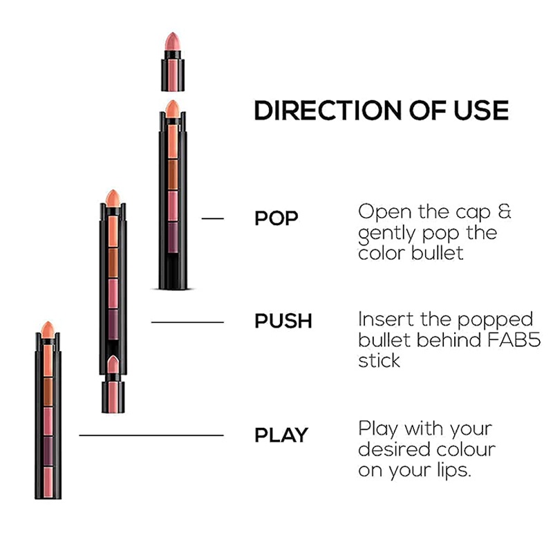 Son Môi 5 Trong 1 Lâu Trôi Không Thấm Nước Mềm Mượt Chống Dính Ly