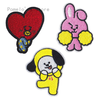 Sticker Ủi Thêu Hình Bt21 Bts