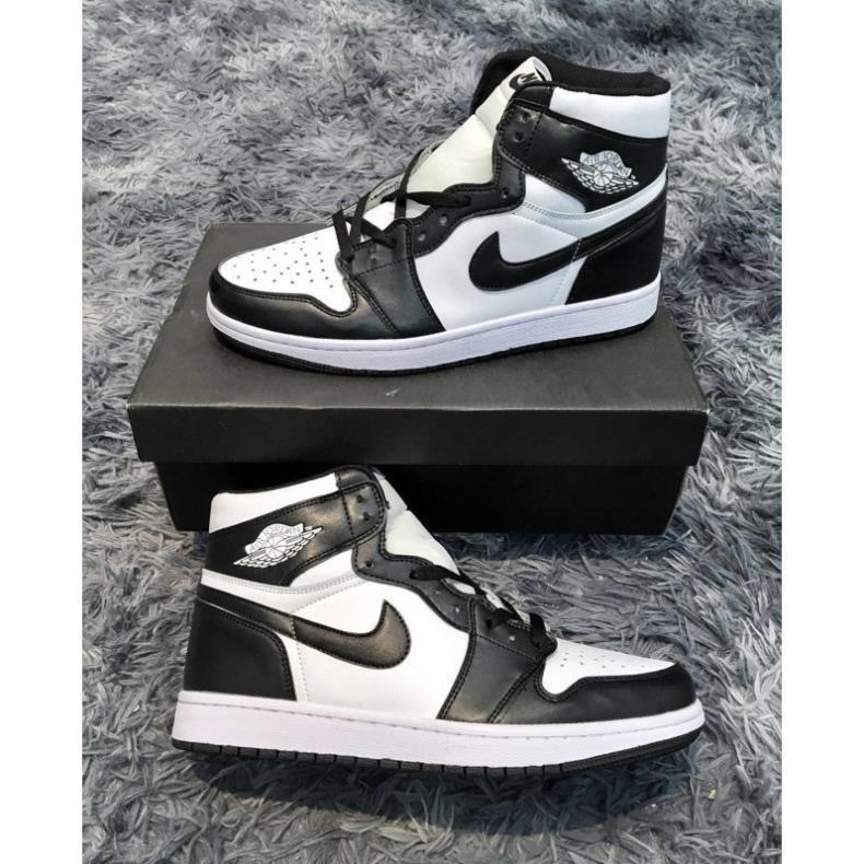 Giày JORDAN PANDA 1;1 , giày jordan đen trắng, giày jd Cổ Cao Nam Nữ Hot Trend 2021