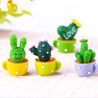 Chậu xương rồng mini mẫu 2 trang trí tiểu cảnh