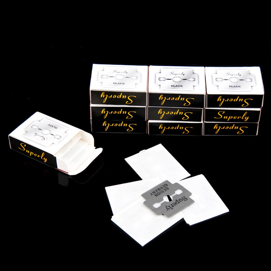 Set 100 lưỡi dao thay thế tẩy tế bào chết/vùng da cứng cho bàn chân